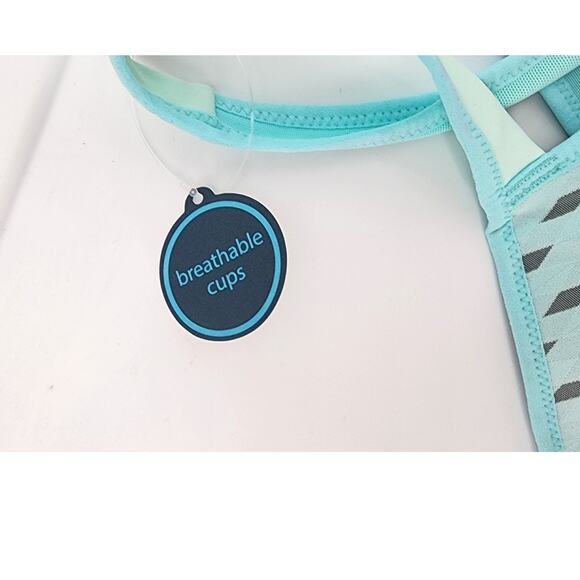 New NWT Brooks Uprise Crossback Ice Mesh XL A/B Cup Medium Impact Blue - Picture 6 of 9